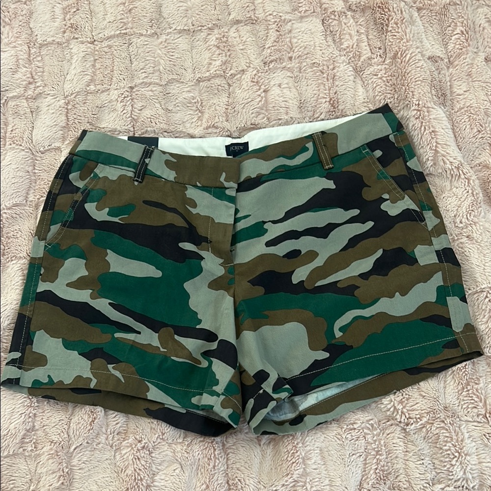 J. Crew Camouflage Women's Shorts NWT